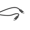 USB-C to USB-C Braided Cable 1.0 m 100W by Musthavz Juodas