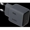 Sieninis įkroviklis 45W USB-C, PD GaN By Aukey Dark Pilkas