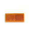 Atspindys 90x40 mm klijuojamas geltonas