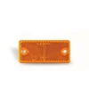 Atspindys 90x40mm su skylutėm geltonas