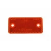 Atspindys 90x40mm su skylutėm oranžinis