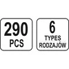 Automobiliui /BMW /klipsų asort.290vnt