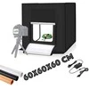 Dėžė fotografavimui PROFI su LED apšvietimu 60x60x60cm