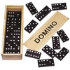 Domino kauliukai medinėje dėžutėje (16x5 cm)