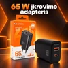 Greitojo įkrovimo adapteris HC256 65 W