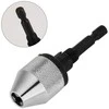 Grąžtas Griebtuvas grąžtams 0.3-5mm su antgaliu1/4"(6.3mm)