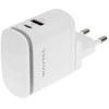 Įkroviklis USB-C/USB 240V WAYME, 25W + LED reguliuojamas apšvietimas