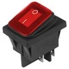 Carmotion Jungiklis klavišinis DC elektros raudonos sp.,12V/24V ,AC