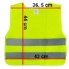 Liemenė su atšvaitais vaikiška geltona (4-12m)