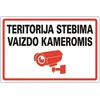Lipdukas "Teritorija stebima " 100x150mm
