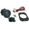 Lizdas 2 x USB-2,1A 12V/24V dvigubas