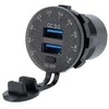 Carmotion Lizdas įkrovimui įmontuojamas USB QC 3.0+USB 6A