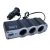 Lizdas trigubas +USB lizdas 12V
