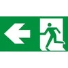 Plastikinė lentelė "Į kairę su rodykle" 100x180mm