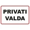 Plastikinė lentelė PRIVATI VALDA 200x300mm