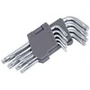 Carmotion Raktų šešiakampių žvaigždučių lenktų rinkinys 9vnt T10-T50mm 130mm
