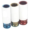 Rinkinys smūginių plonasienių galvučių su plastikinėm apsaugom 1/2" 3vnt 17-19-21mm