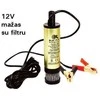 Siurblys degalų 12V mažas su filtru