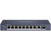 10 prievadų, 8 PoE prievadų komutatorius Hikvision DS-3E0510HP-E