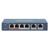 6 prievadų, 4 PoE prievadų komutatorius Hikvision DS-3E0106HP-E