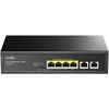 Šakotuvas Cudy GS1006P network switch Unmanaged Gigabit Ethernet (10/100/1000) Power over Ethernet (PoE) Juodas