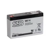 SSB SB 7-6 6V 7Ah AGM Akumuliatorius nereikalaujantis priežiūros