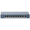 Hikvision 10 prievadų 8 PoE prievadų komutatorius DS-3E0310HP-E(C)