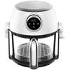 4 in 1 karšto oro gruzdintuvė su stikline taure, griliu ir puodu, 4 l FIT2, 1200 W, 16 programų
