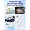 Belaidės TWS ausinės FIT2 FITY07 Bluetooth 5.4 su 13mm garsiakalbiu, balta