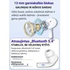 Belaidės TWS ausinės FIT2 FITY07 Bluetooth 5.4 su 13mm garsiakalbiu, balta