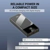 Greitojo įkrovimo išorinė baterija FIT2 K100 20000mAh 22.5W PD su LED ekranu, juoda