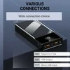 Greitojo įkrovimo išorinė baterija FIT2 K100 20000mAh 22.5W PD su LED ekranu, juoda