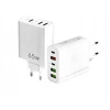 Įkroviklis 65W GaN 5 prievadų USB-A ir USB-C spartusis PD QC3.0 EU kištukas