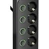 Ilgintuvas Pantherise, 4 lizdai, 2x USB-A, 3x USB-C, atskiri jungikliai, 5 m