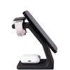 Indukcinis magnetinis įkroviklis 3in1 15W – iPhone, Apple Watch, AirPods, juodas