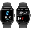 Išmanusis laikrodis Livoo TEC621 2,01" jutiklinis Bluetooth IP65 su pulso matavimu ir 8 sporto režimais, juodas