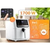 Karšto oro gruzdintuvė Berdsen BD-662 1700W 6,5L su liečiamu skydeliu ir 8 programomis, balta