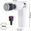 Masažo pistoletas FIT2 PRO HN049 30W su šildymo ir vėsinimo galvute, 5 greičiai, baltas