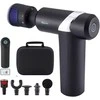 Masažo pistoletas FIT2 PRO HN049 30W su šildymo ir vėsinimo galvute, 5 greičiai, juodas