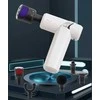 Masažo pistoletas FIT2 PRO HN049 30W su šildymo ir vėsinimo galvute, 5 greičiai, baltas
