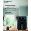 Oro gruzdintuvė Hausberg HB-2352NG, 3L, 1200 W, juoda