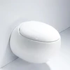 Pakabinamas kiaušinio formos klozetas FIT2 7012, 590 mm, su lėto nusileidimo dangčiu, dvigubas nuleidimas 3/6 L, su