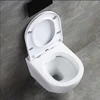 Pakabinamas klozetas be apvado FIT2 7001, 490 mm, su lėto nusileidimo dangčiu, dvigubas nuleidimas 3/6 L, suderinamas su Geberit