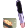 Plaukų tiesinimo šepetys FIT2 FITLC702, 3 temperatūros 160-220°C, įkaista per 15 s, 4000 mAh USB-C, violetinis