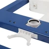 Potinkinis WC rėmas su bakeliu pakabinamiems klozetams FIT2 H02, 1080×510×80 mm, su dvigubo nuleidimo mygtuku