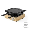Raclette grilis Livoo DOC311 4 asmenims 800 W su bambuko korpusu, juodas
