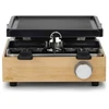 Raclette grilis Livoo DOC311 4 asmenims 800 W su bambuko korpusu, juodas
