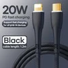 USB-C laidas su Lightning Remax Bosu, 1.2 m, 20 W (juodas)