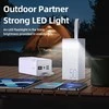 Išorinė baterija (Powerbank) REMAX RPP-321 50000mAh su LED prožektoriumi ir ekranu, juoda: Spalva - Balta