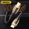 USB-C laidas USB-C Remax Explore, RC-C062, 1.2 m, 100 W, (juodas)